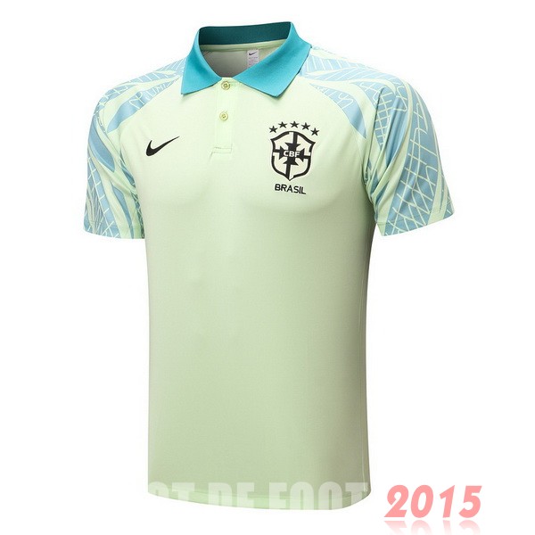 Maillot De Foot Polo Brésil 2022 Vert