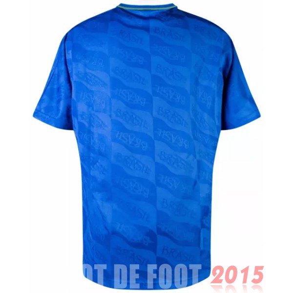 Maillot De Foot Exterieur Maillot Brésil Rétro 1991 1993 Bleu