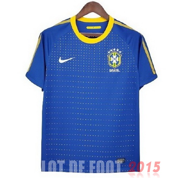 Maillot De Foot Exterieur Maillot Brésil Rétro 2010 Bleu