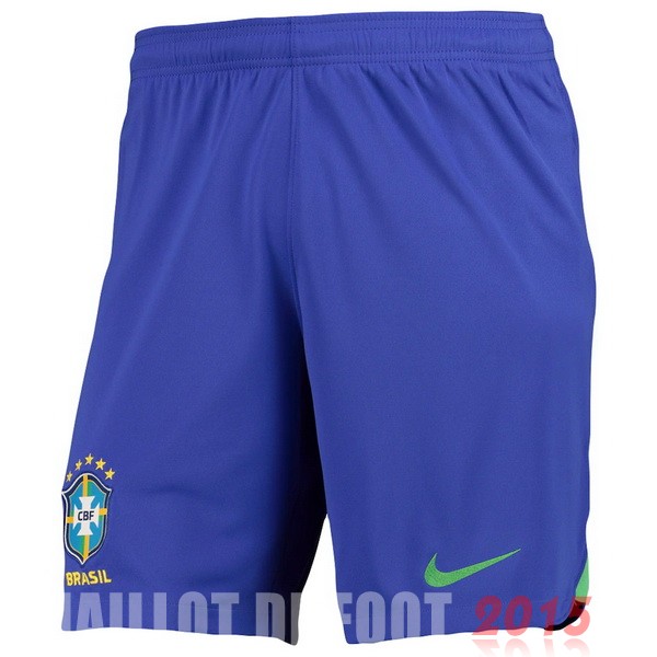 Maillot De Foot Domicile Pantalon Brésil 2022 Bleu