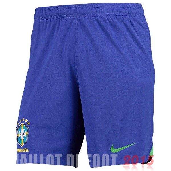 Maillot De Foot Domicile Pantalon Brésil 2022 Bleu