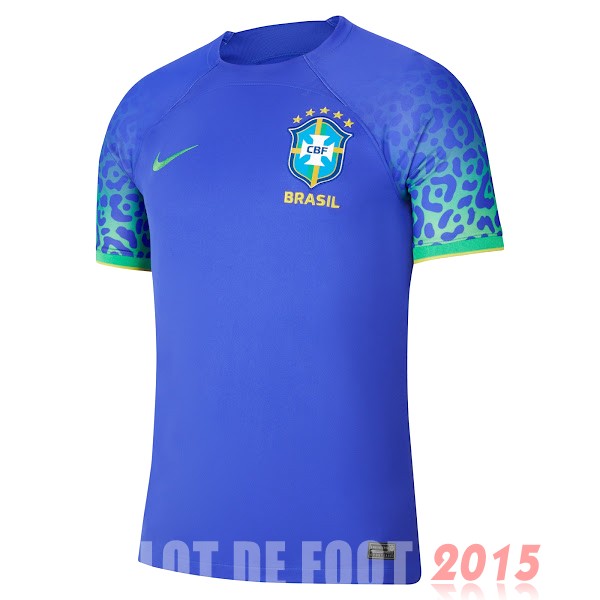 Maillot De Foot Exterieur Maillot Brésil 2022 Bleu