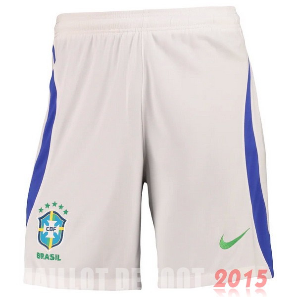 Maillot De Foot Exterieur Pantalon Brésil 2022 Blanc