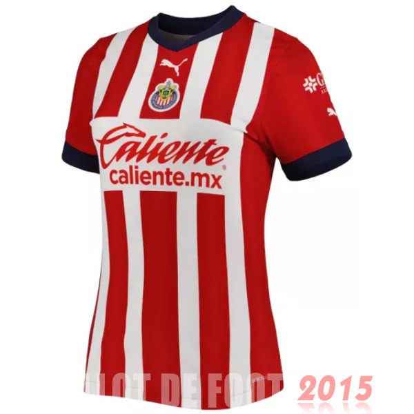 Maillot De Foot Domicile Maillot Femme CD Guadalajara 22/23 Rouge