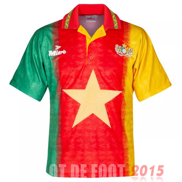 Maillot De Foot Domicile Maillot Cameroun Rétro 1994 Orange