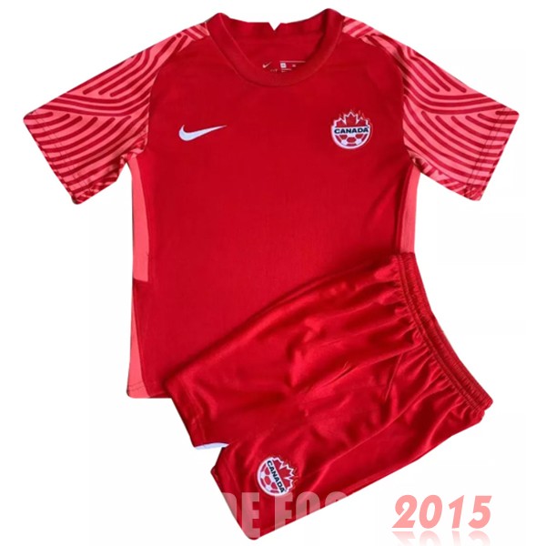 Maillot De Foot Domicile Conjunto De Enfant Canada 2022 Rouge