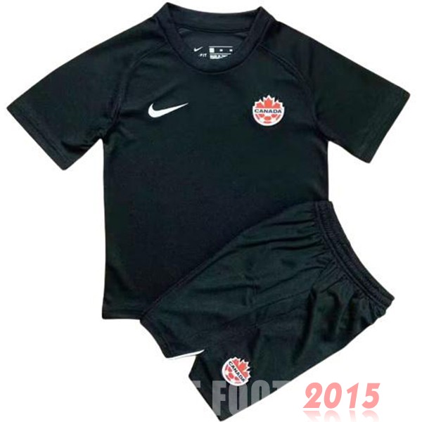 Maillot De Foot Third Conjunto De Enfant Canada 2022 Noir