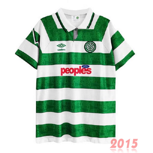 Maillot De Foot Domicile Maillot Celtic Rétro 1991 1992 Vert