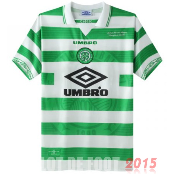 Maillot De Foot Domicile Maillot Celtic Rétro 1998 Vert