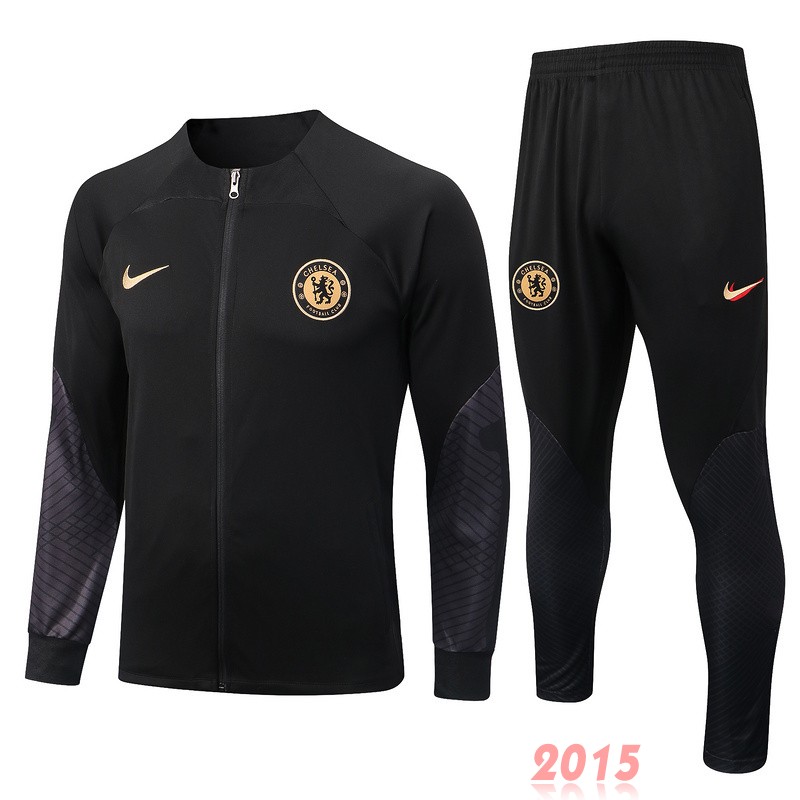 Maillot De Foot Survêtements Chelsea 22/23 Noir Gris