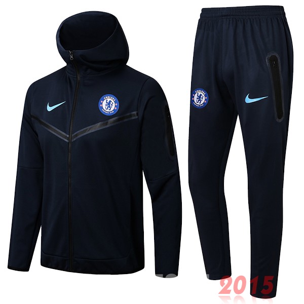 Maillot De Foot Sweat Shirt Capuche Chelsea 22/23 Bleu I Marine