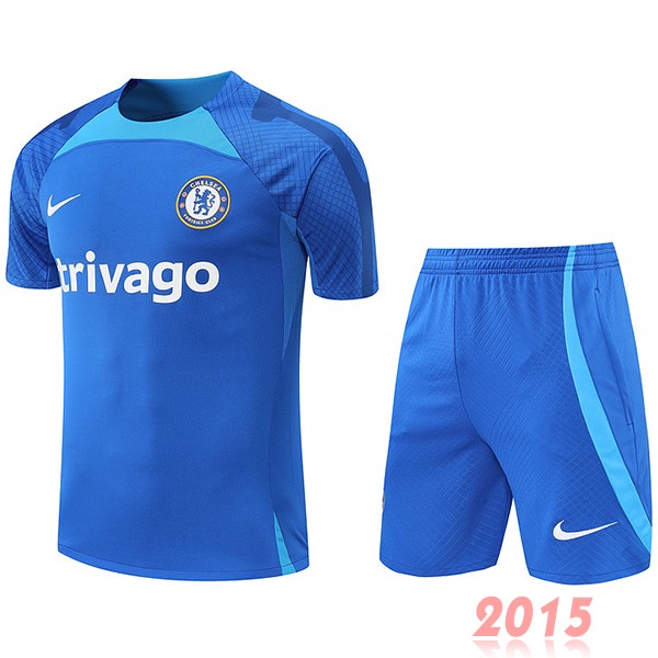 Maillot De Foot Entrainement Ensemble Complet Chelsea 22/23 Bleu I Blanc