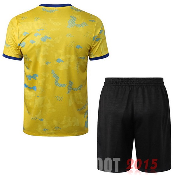 Maillot De Foot Entrainement Ensemble Complet Chelsea 22/23 Jaune I Noir