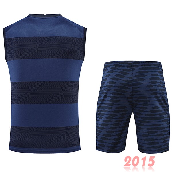 Maillot De Foot Entrainement Sans Manches Ensemble Complet Chelsea 22/23 Bleu