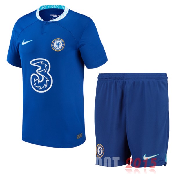 Maillot De Foot Domicile Conjunto De Enfant Chelsea 22/23 Bleu