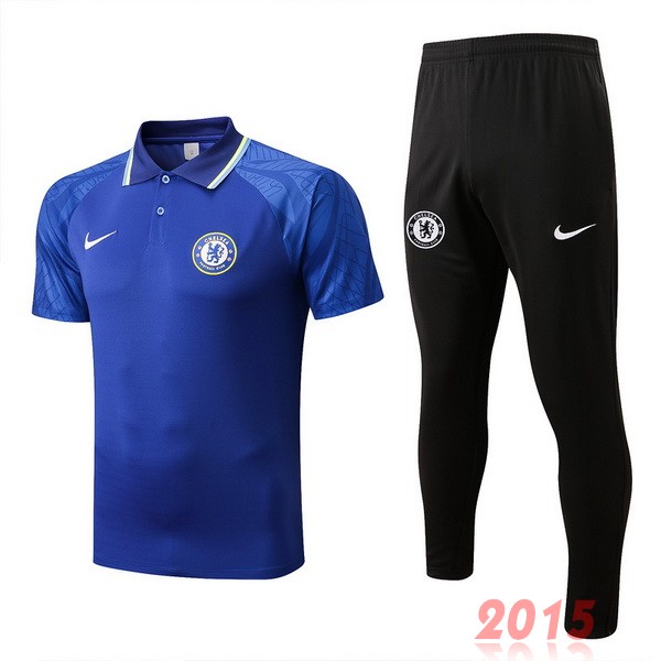 Maillot De Foot Ensemble Complet Polo Chelsea 22/23 Bleu I Noir