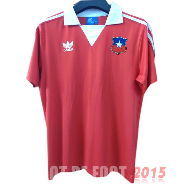 Maillot De Foot Domicile Maillot Chili Rétro 1982 Rouge