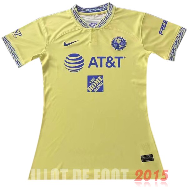 Maillot De Foot Domicile Maillot Femme Club América 22/23 Jaune