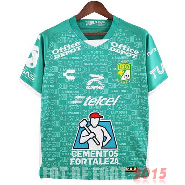 Maillot De Foot Charly Domicile Maillot Club León 22/23 Vert