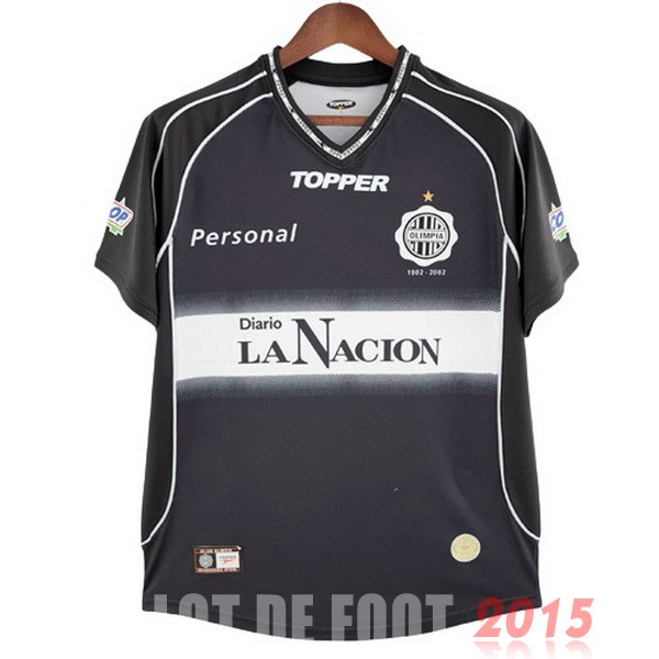 Maillot De Foot Exterieur Maillot Olimpia Rétro 2002 Noir