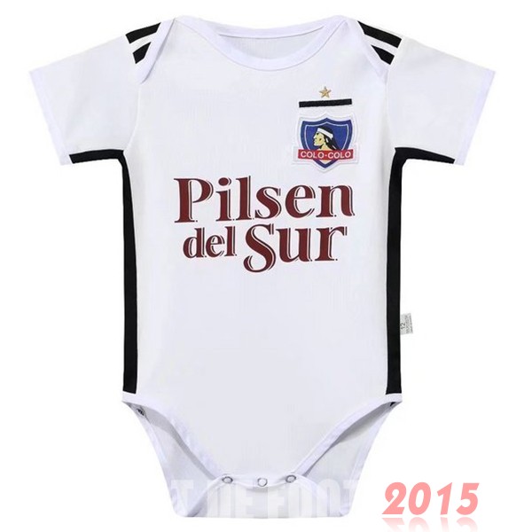 Maillot De Foot Domicile Onesies Enfant Colo Colo 22/23 Blanc Maillot De Foot Domicile Onesies Enfant Colo Colo 22/23 Blanc