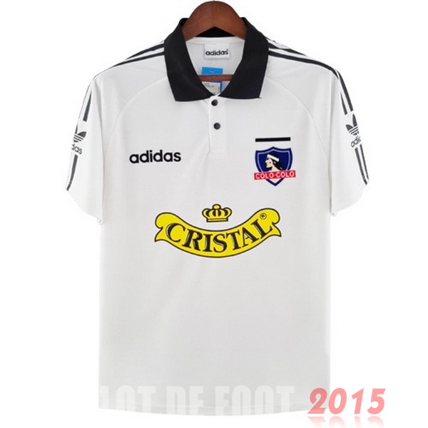 Maillot De Foot Domicile Maillot Colo Colo Rétro 1992 1993 Blanc