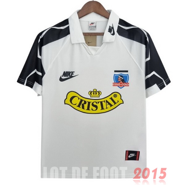 Maillot De Foot Domicile Maillot Colo Colo Rétro 1995 Blanc