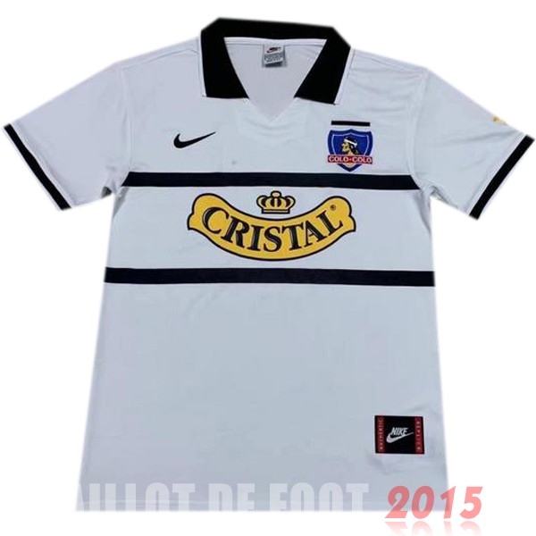 Maillot De Foot Domicile Maillot Colo Colo Rétro 1996 Blanc