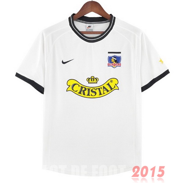 Maillot De Foot Domicile Maillot Colo Colo Rétro 2000 2001 Blanc