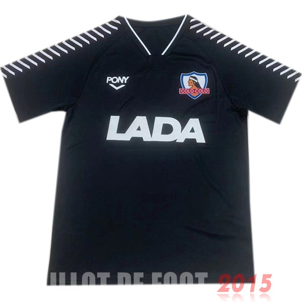 Maillot De Foot Exterieur Maillot Colo Colo Rétro 1992 Noir