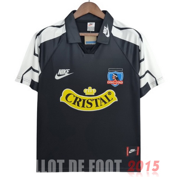 Maillot De Foot Exterieur Maillot Colo Colo Rétro 1995 Noir