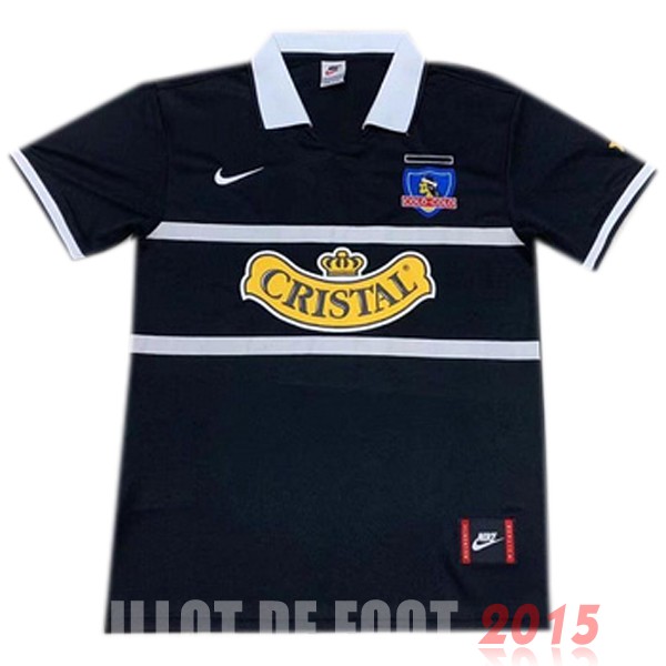 Maillot De Foot Exterieur Maillot Colo Colo Rétro 1996 Noir