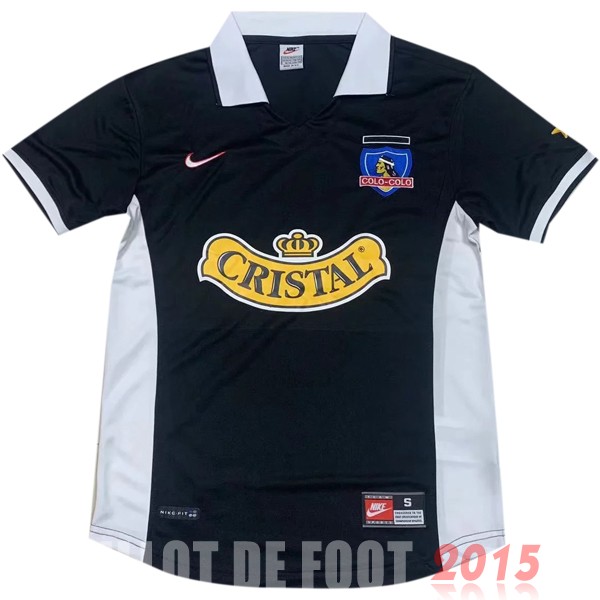 Maillot De Foot Exterieur Maillot Colo Colo Rétro 1997 1998 Noir