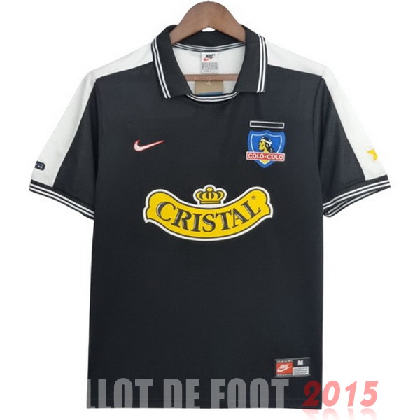 Maillot De Foot Exterieur Maillot Colo Colo Rétro 1999 Noir