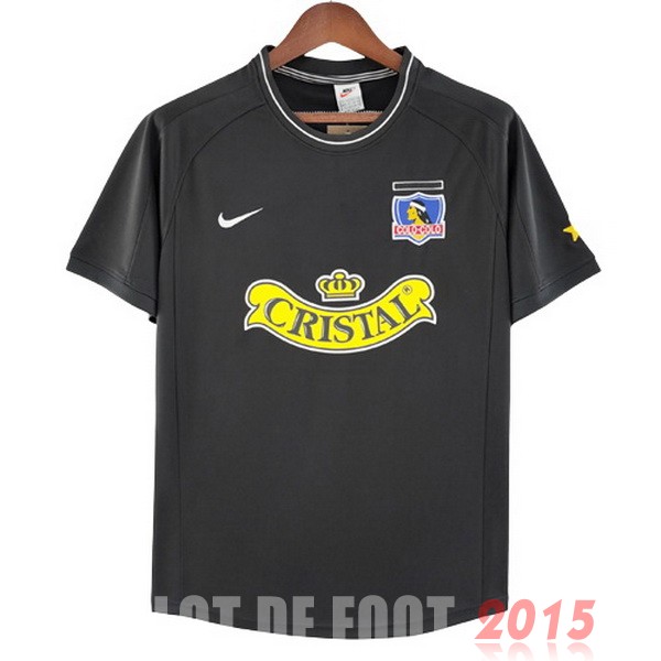 Maillot De Foot Exterieur Maillot Colo Colo Rétro 2000 2001 Noir