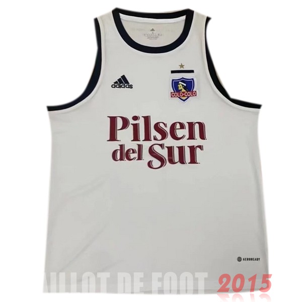 Maillot De Foot Maillot Sans Manches Colo Colo 22/23 Blanc