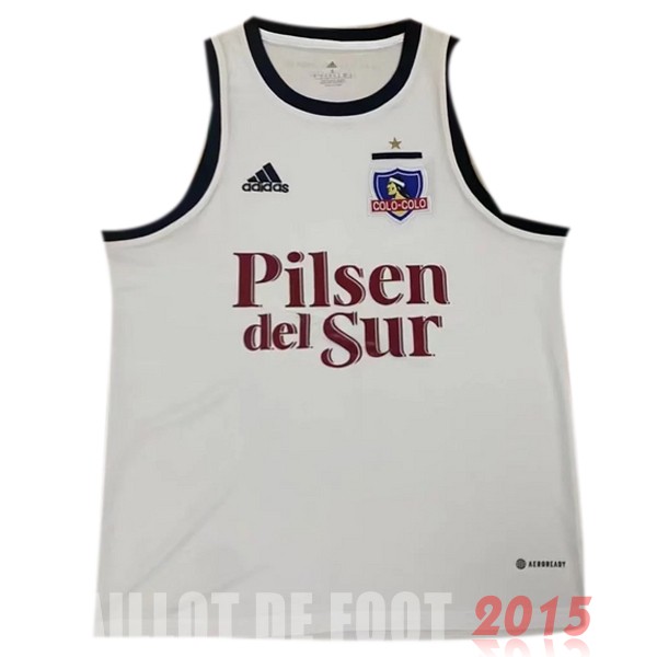 Maillot De Foot Maillot Sans Manches Colo Colo 22/23 Blanc