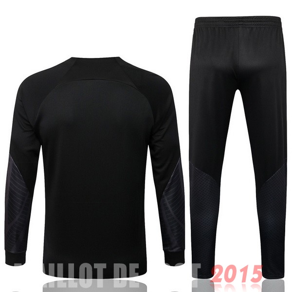 Maillot De Foot Survêtements Corée 2022 Noir I Rouge