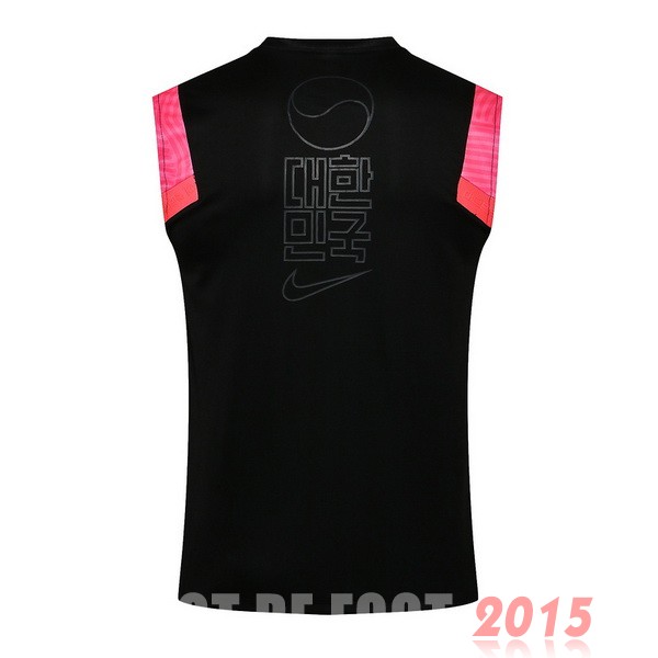 Maillot De Foot Entrainement Sans Manches Corée 22/23 Noir