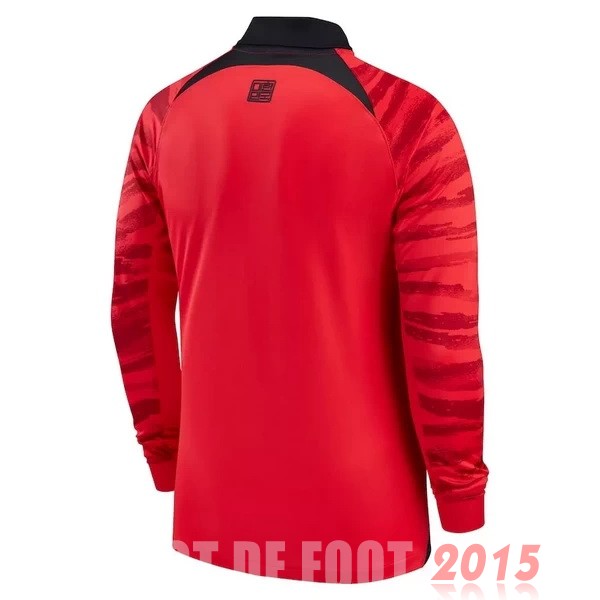 Maillot De Foot Thailande Domicile Manches Longues Corée 2022 Rouge