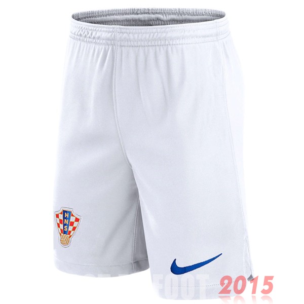 Maillot De Foot Domicile Pantalon Croatie 2022 Blanc