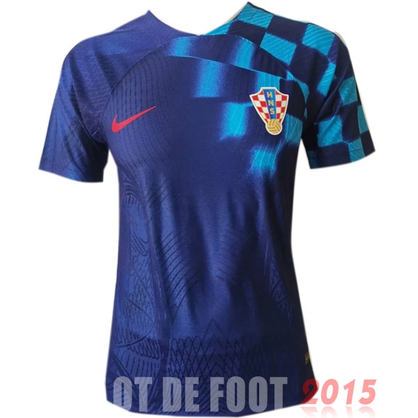 Maillot De Foot Thailande Exterieur Joueurs Maillot Croatie 2022 Bleu