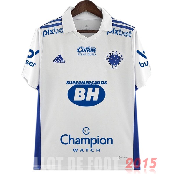 Maillot De Foot Thailande Exterieur Maillot Cruzeiro EC 22/23 I Blanc