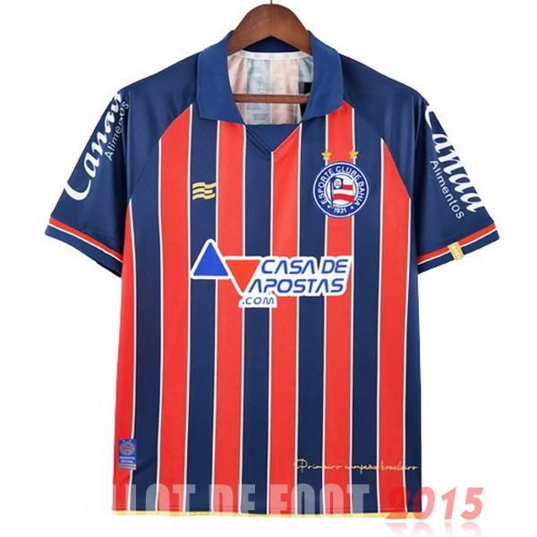 Maillot De Foot Thailande Domicile Maillot Bahia 22/23 Bleu Rouge