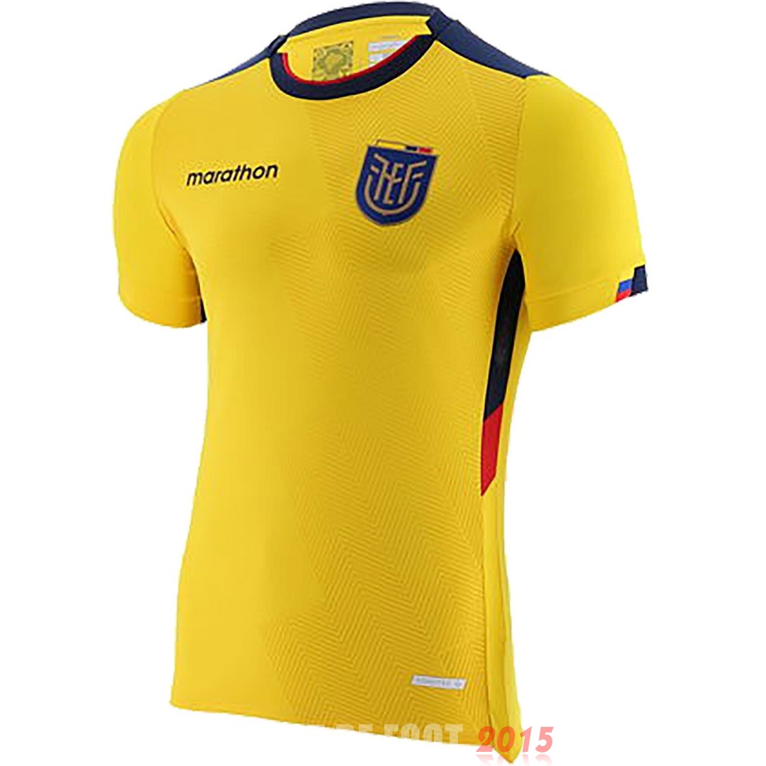 Maillot De Foot Thailande Domicile Maillot Équateur 2022 Jaune