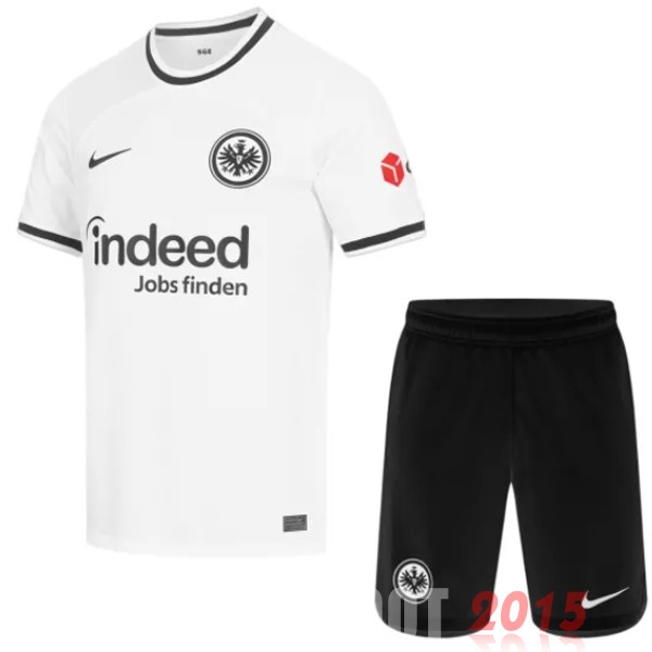 Maillot De Foot Domicile Conjunto De Enfant Eintracht Frankfurt 22/23 Blanc