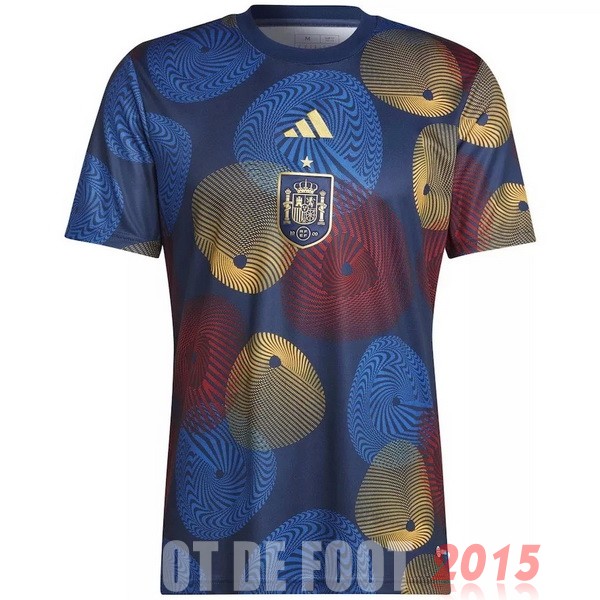 Maillot De Foot Entrainement Espagne 2022 Bleu Maillot De Foot Entrainement Espagne 2022 Bleu