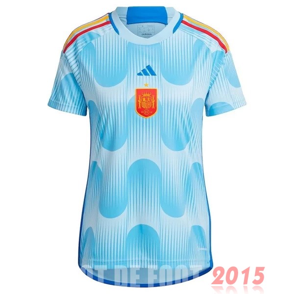 Maillot De Foot Exterieur Maillot Femme Espagne 2022 Bleu