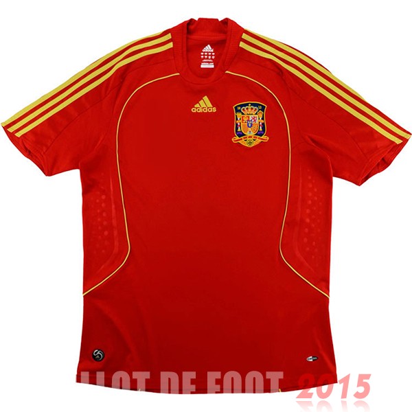 Maillot De Foot Domicile Maillot Espagne Rétro 2007 2009 Rouge