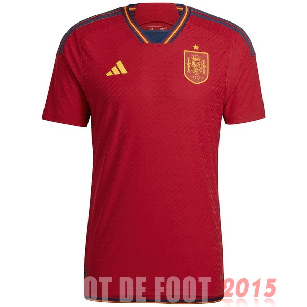 Maillot De Foot Thailande Domicile Joueurs Maillot Espagne 2022 Rouge